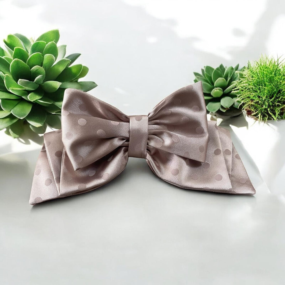 Fundă din satin – Nude Rosé