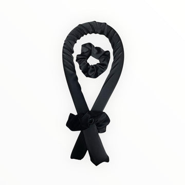 Ondulator din satin negru