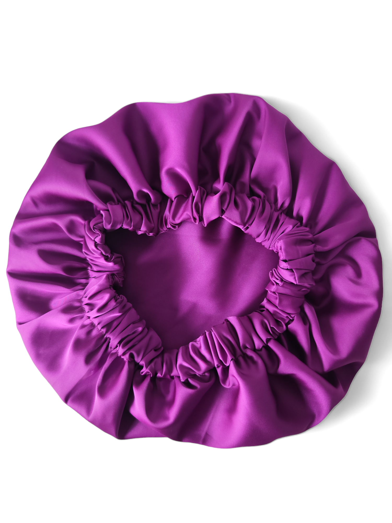 Bonetă din satin orchid