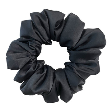 Elastic din satin negru - Large