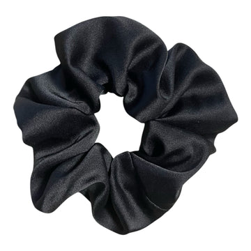Elastic din satin negru - Small