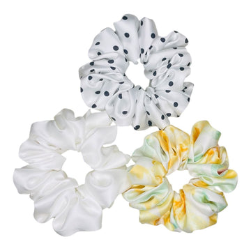 Set Cadou Domnișoare de Onoare – 3 Elastice din Satin